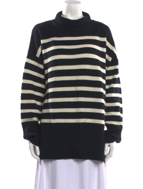 Iris & Ink Merino Wool Striped Sweater