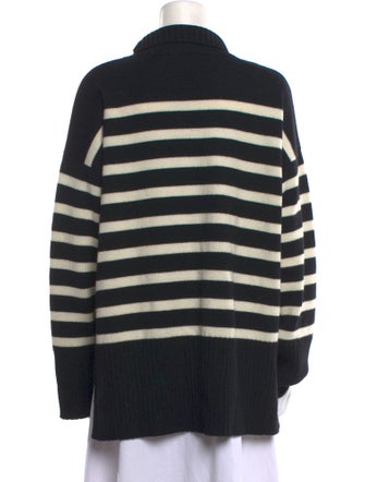 Iris & Ink Merino Wool Striped Sweater