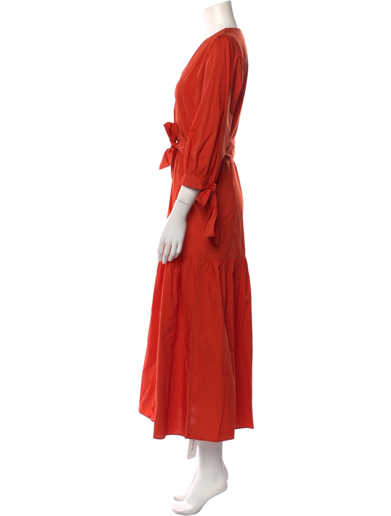 Iris & Ink V-Neck Long Dress