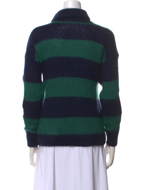 Iris & Ink Striped Turtleneck Sweater