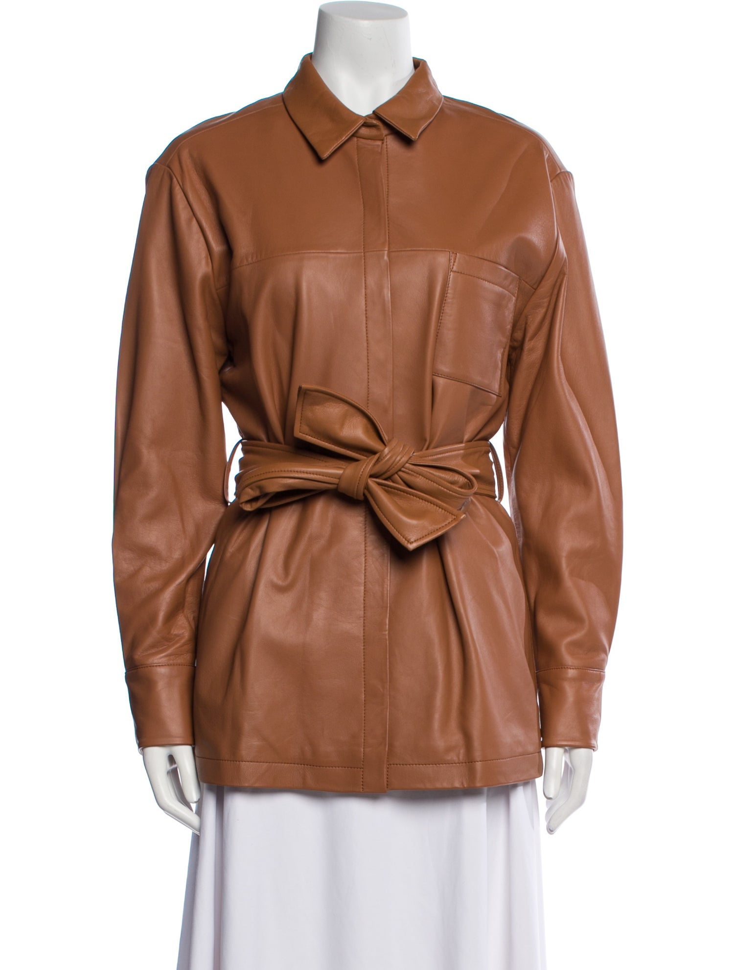 Iris & Ink Leather Biker Jacket w/ Tags