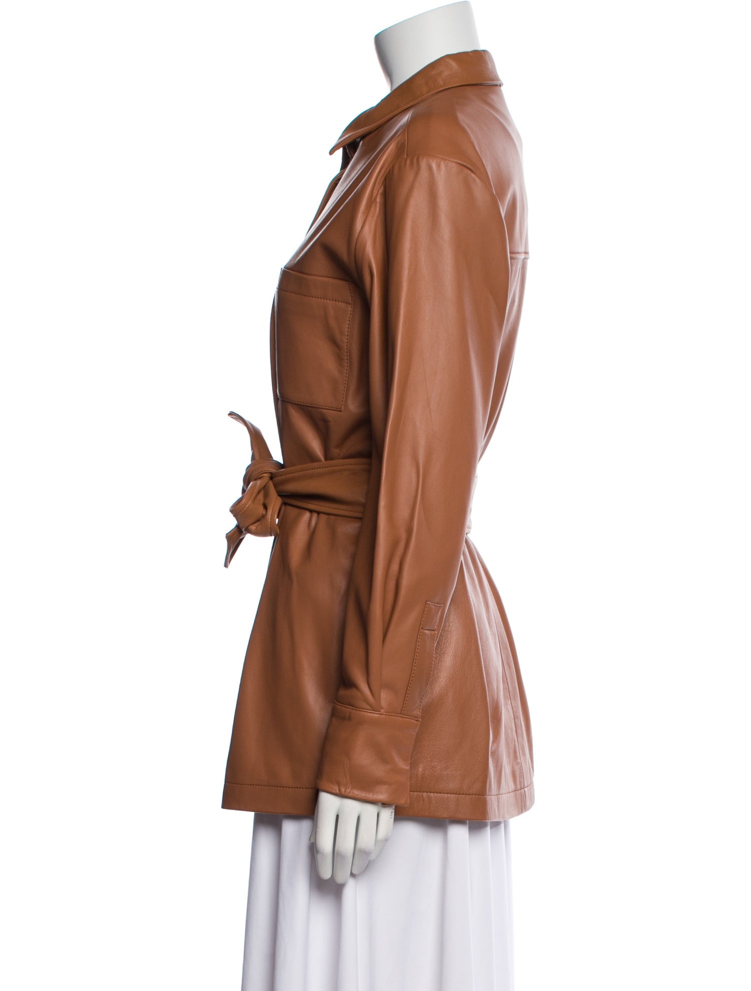 Iris & Ink Leather Biker Jacket w/ Tags