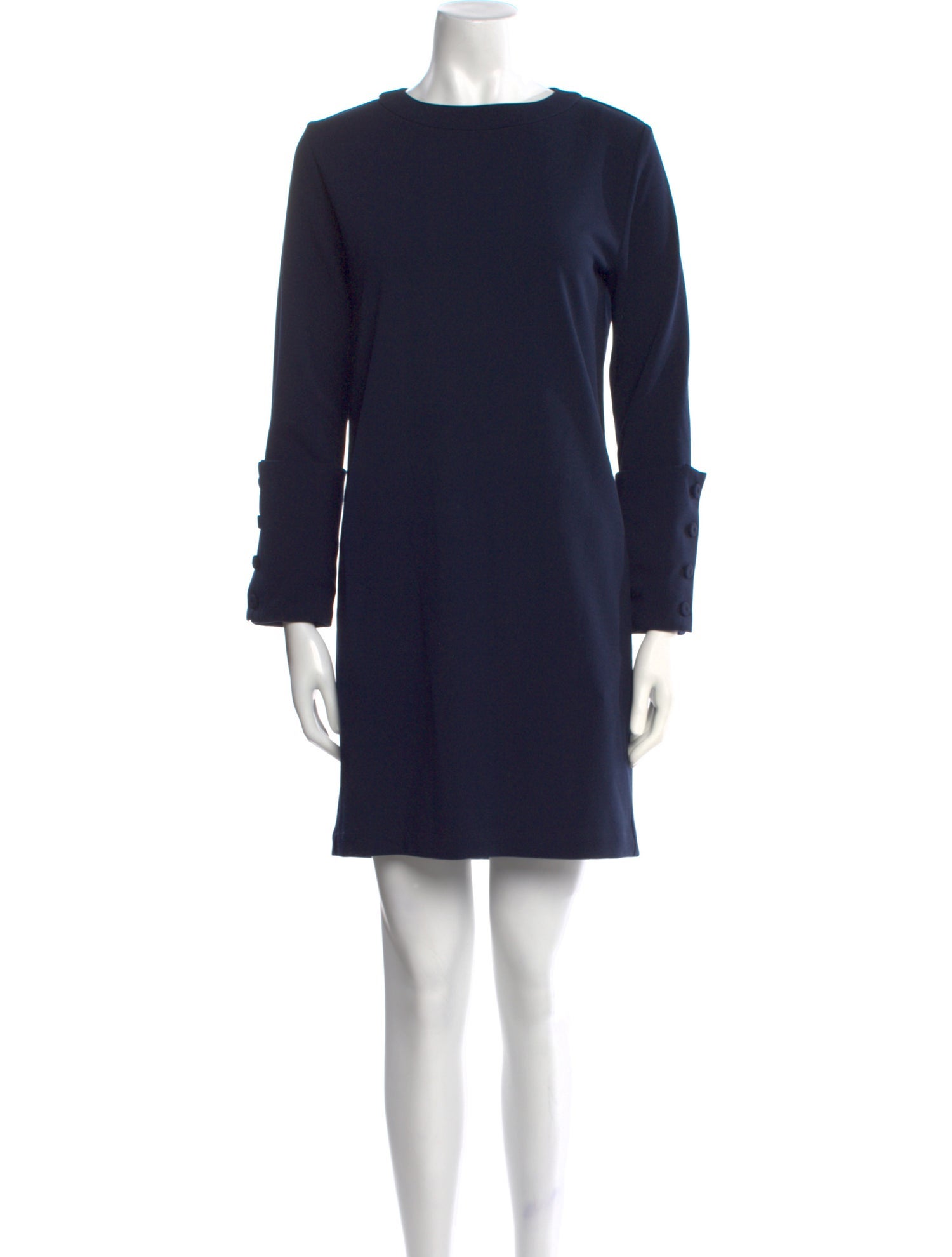 Iris & Ink Scoop Neck Mini Dress