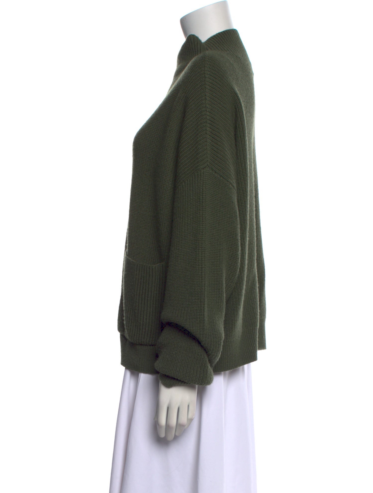 Iris & Ink Wool Mock Neck Sweater