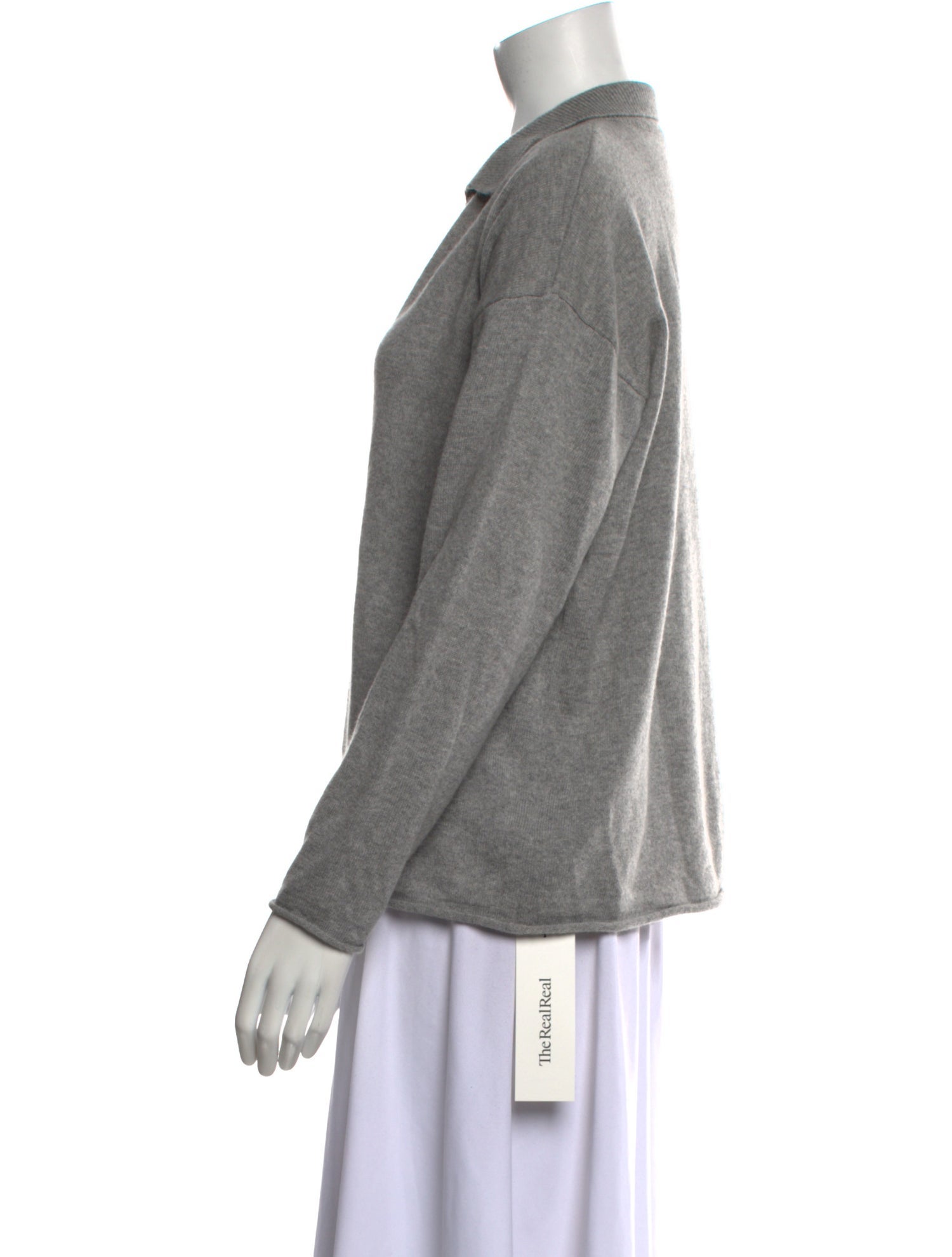 Iris & Ink Cashmere V-Neck Sweater