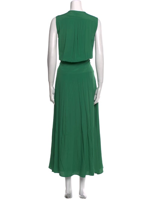 Iris & Ink Crew Neck Long Dress