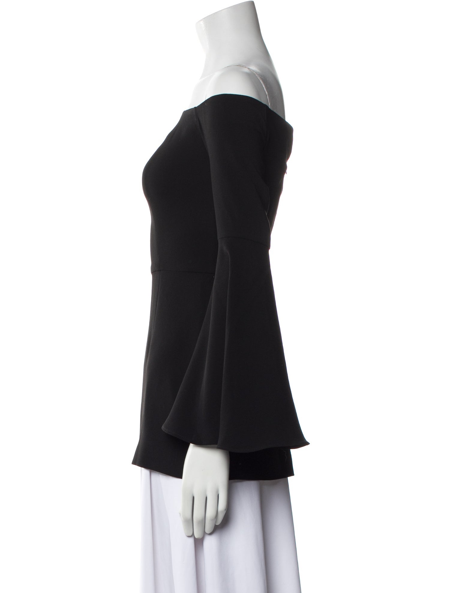 Iris & Ink Off-The-Shoulder Long Sleeve Blouse w/ Tags