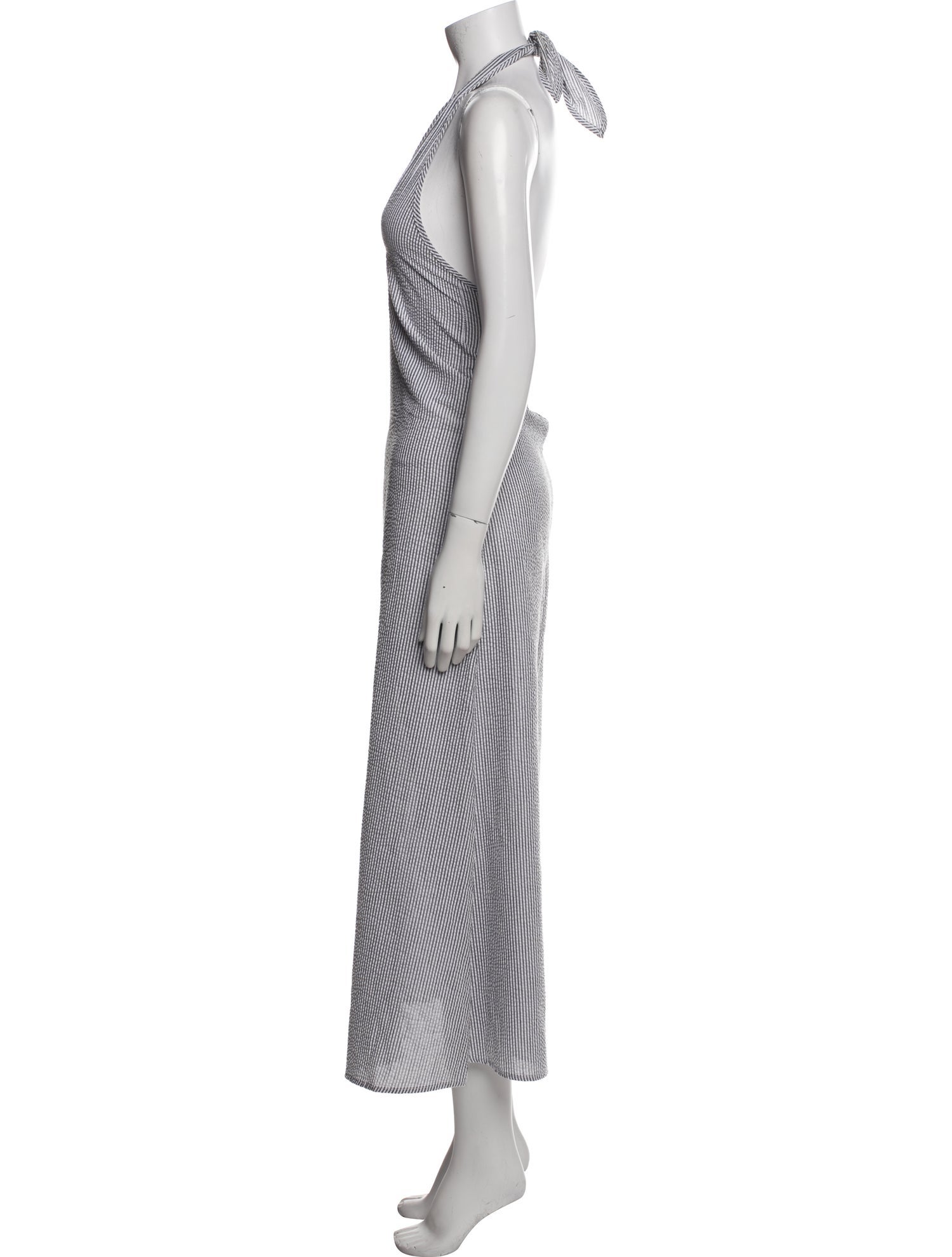 Iris & Ink Striped Long Dress