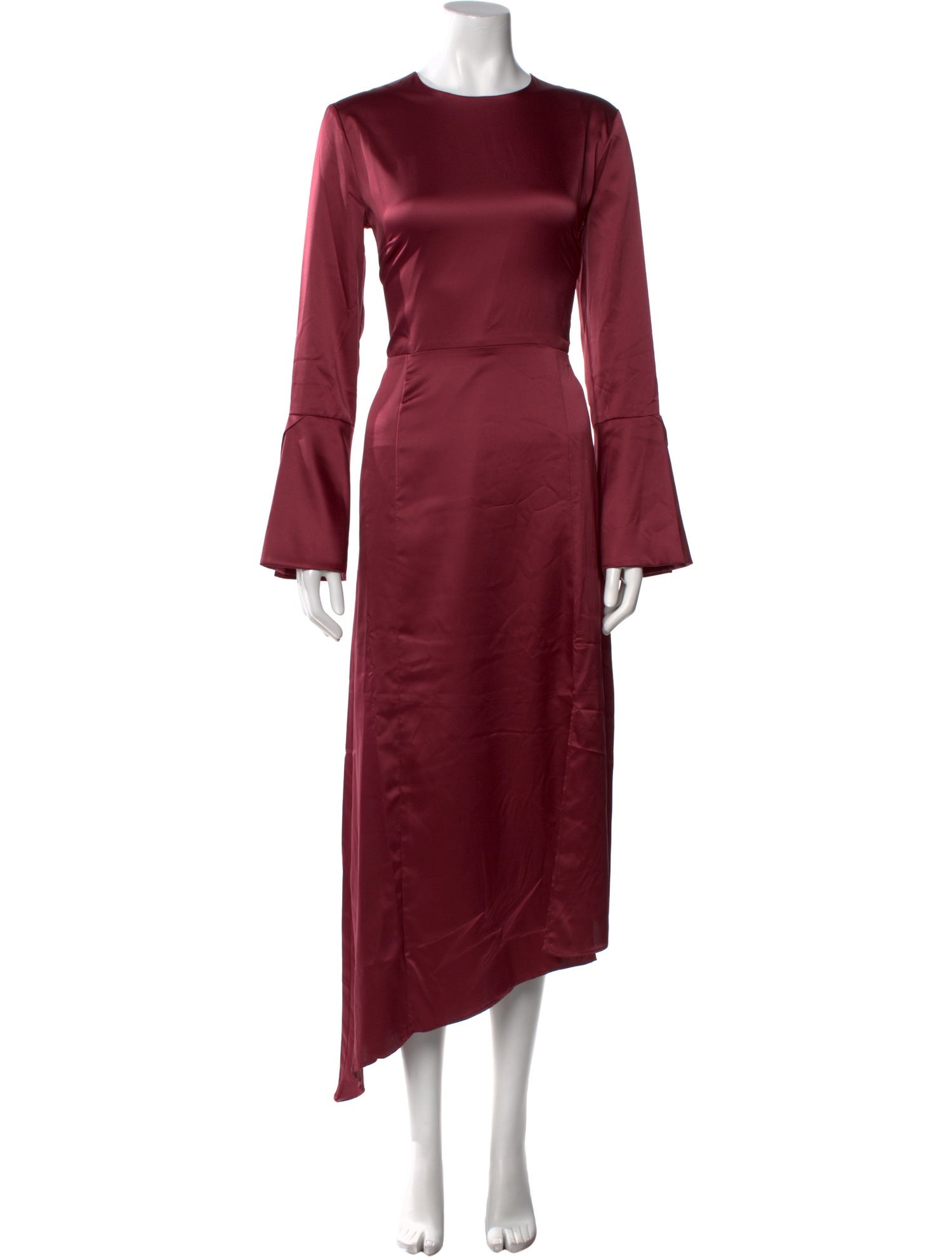 Iris & Ink Crew Neck Long Dress