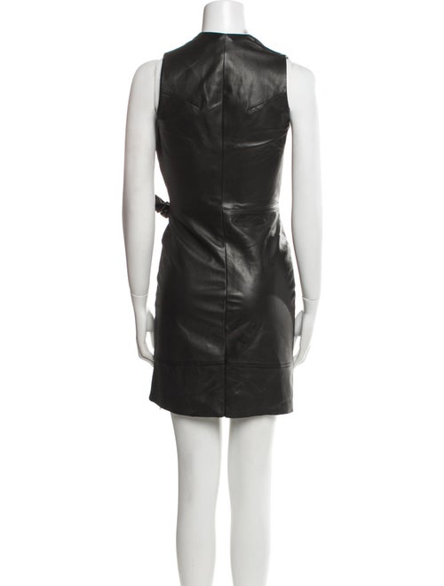 Iris & Ink V-Neck Mini Dress