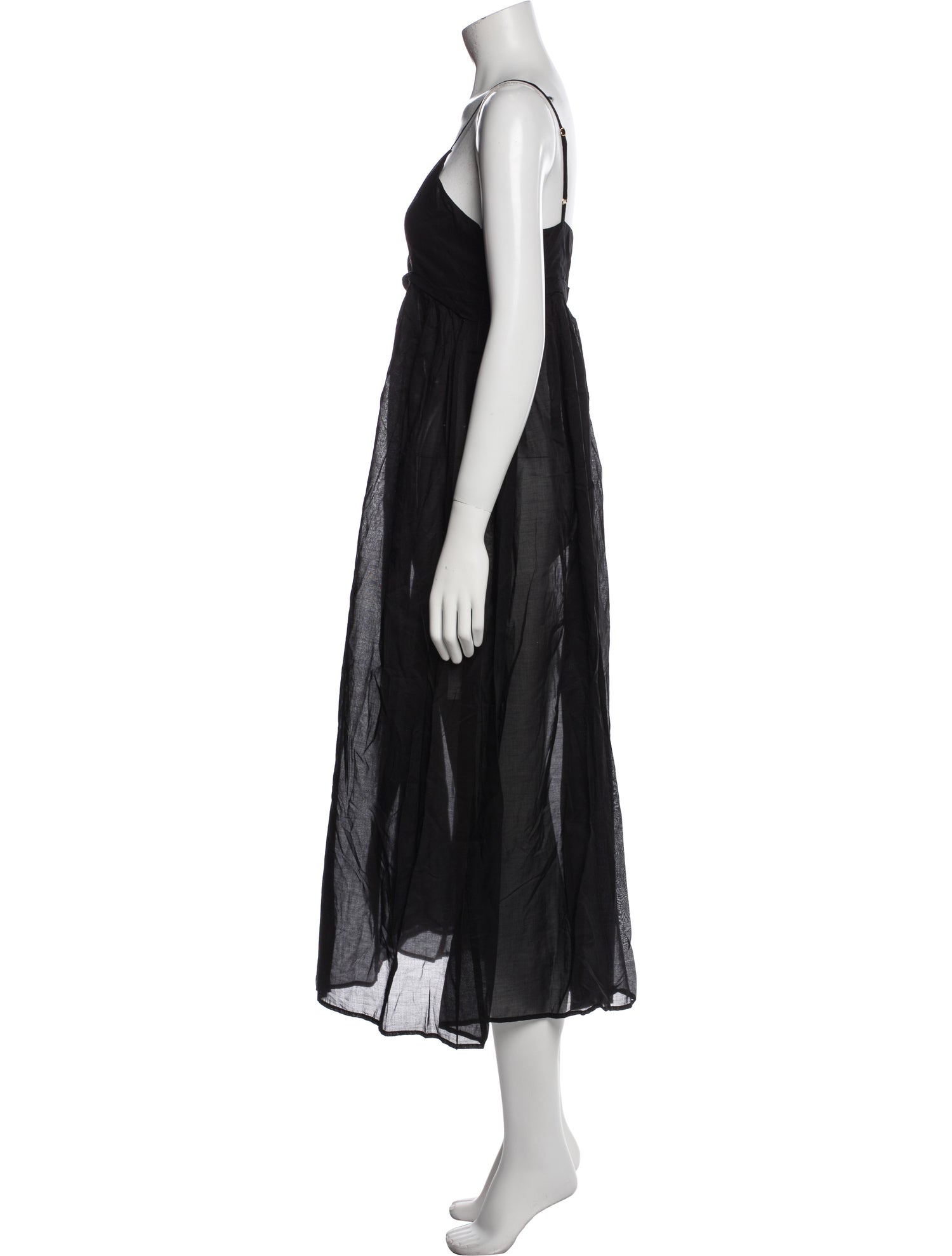 Iris & Ink V-Neck Midi Length Dress