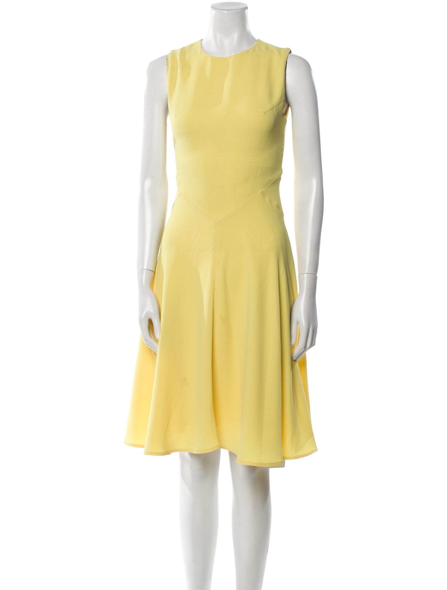 Iris & Ink Crew Neck Knee-Length Dress