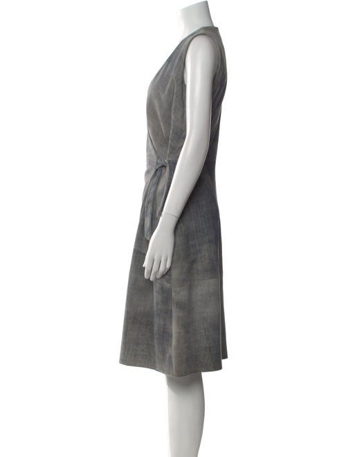 Iris & Ink Suede Knee-Length Dress