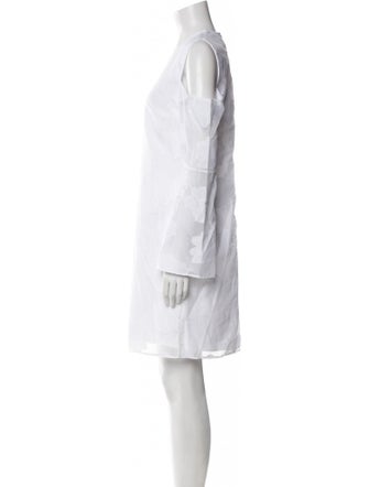 Iris & Ink V-Neck Knee-Length Dress