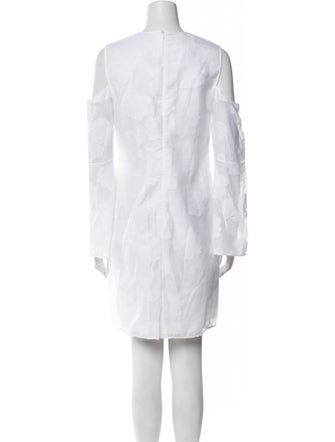 Iris & Ink V-Neck Knee-Length Dress