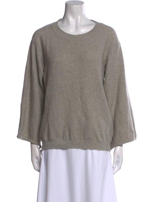 Iris & Ink Cashmere Scoop Neck Sweater