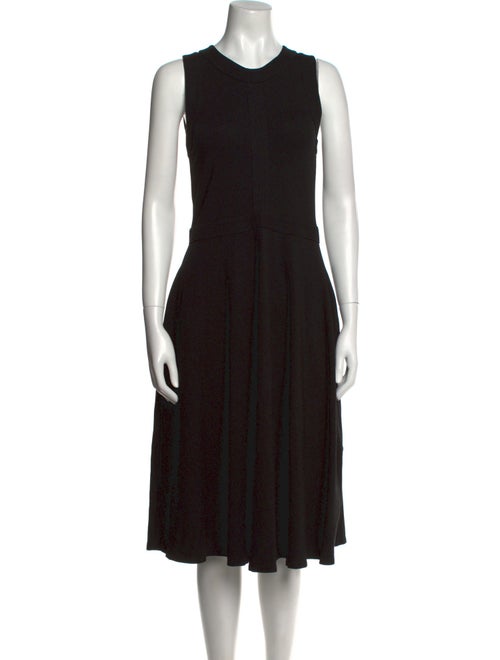 Iris & Ink Crew Neck Midi Length Dress