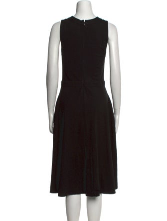 Iris & Ink Crew Neck Midi Length Dress