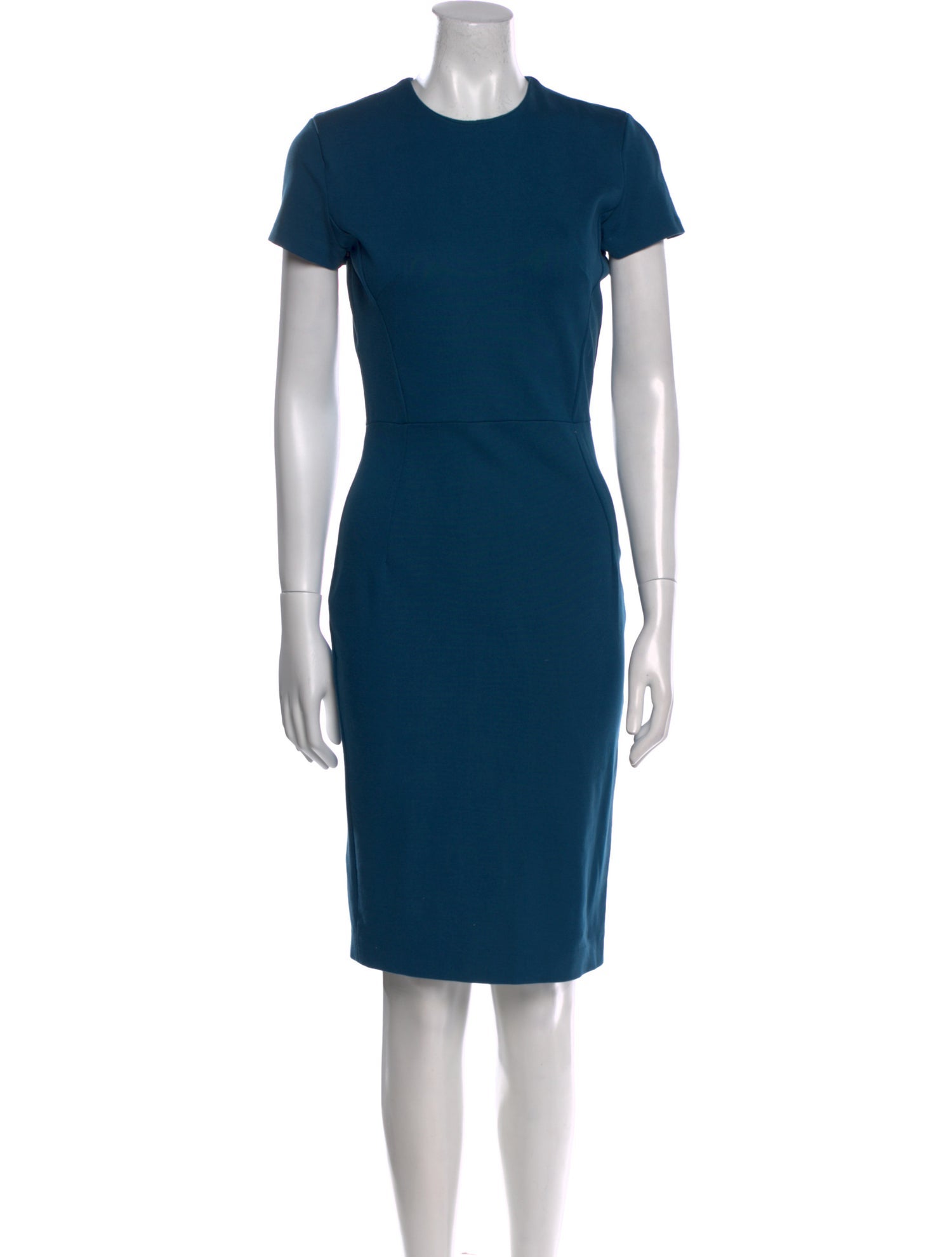 Iris & Ink Crew Neck Midi Length Dress