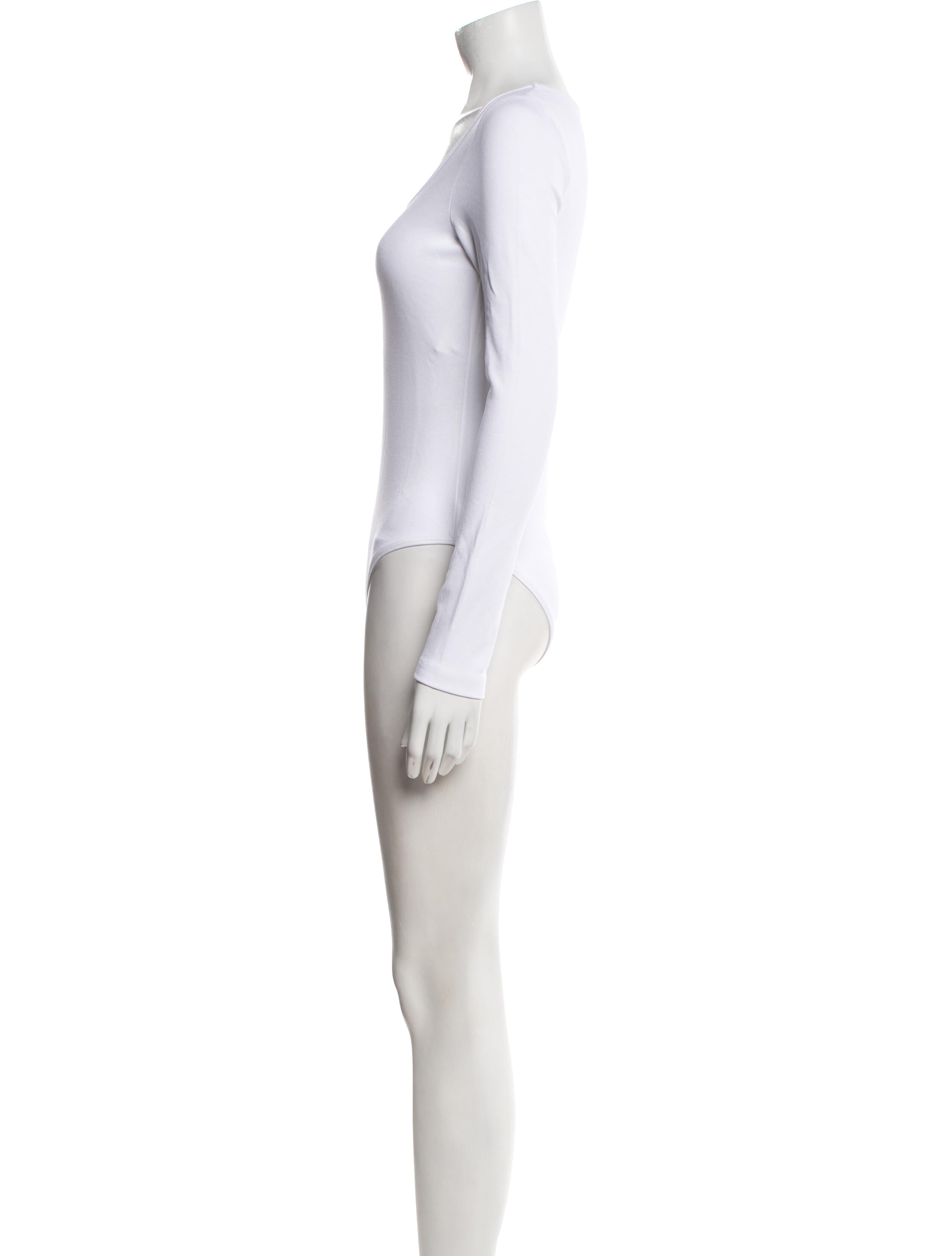 Iris & Ink Scoop Neck Three-Quarter Sleeve Bodysuit w/ Tags