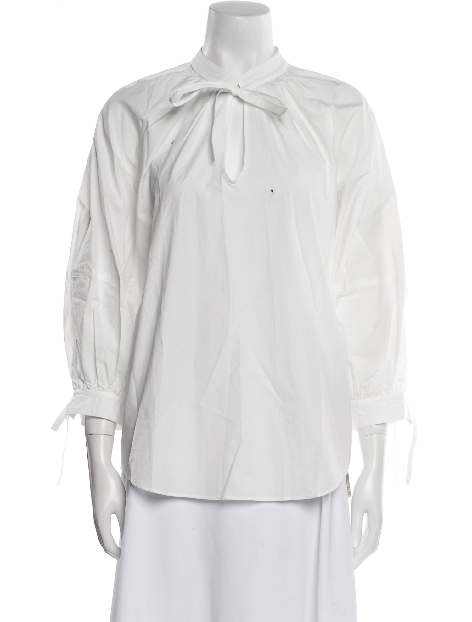 Iris & Ink Three-Quarter Sleeve Button-Up Top w/ Tags