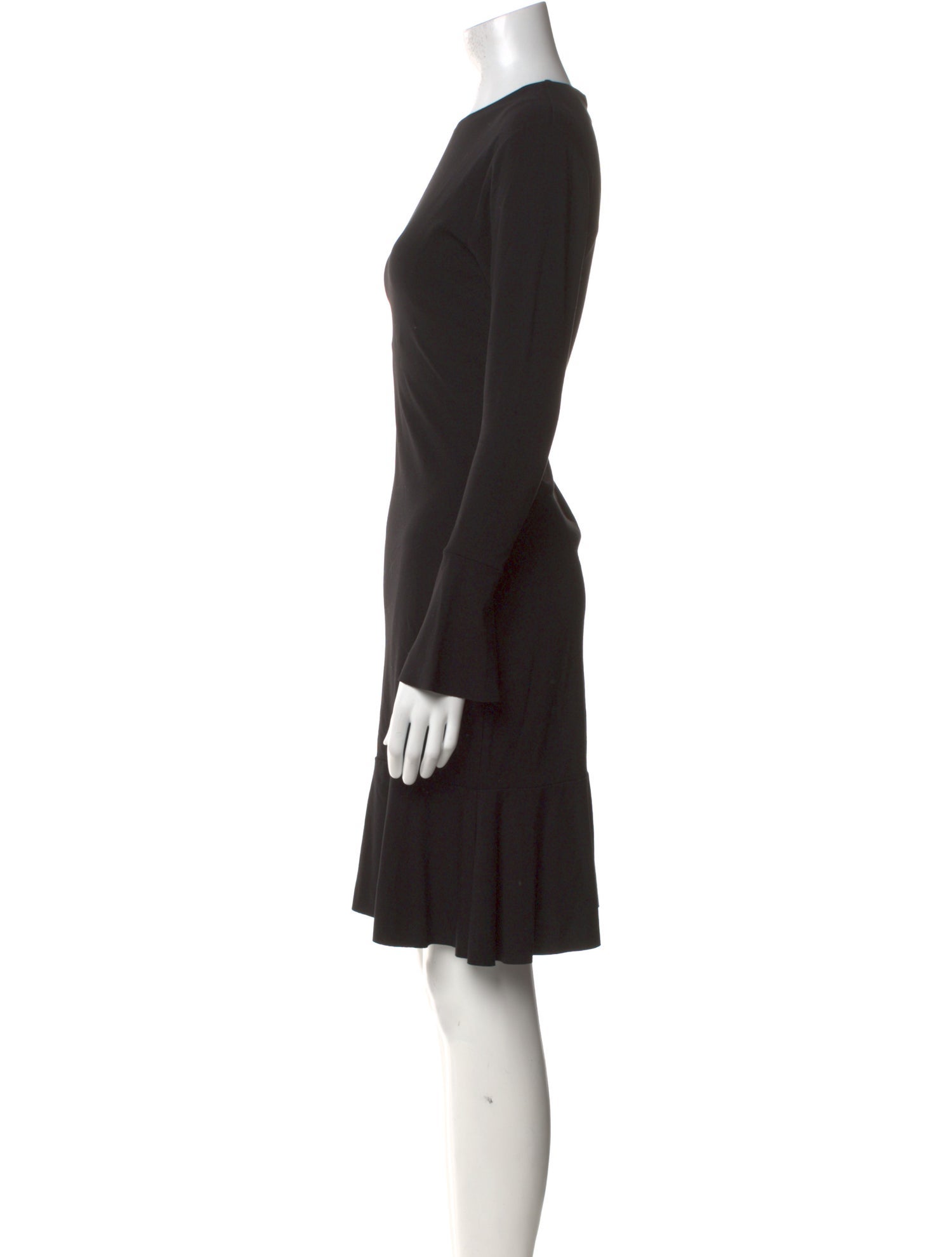 Iris & Ink Crew Neck Knee-Length Dress
