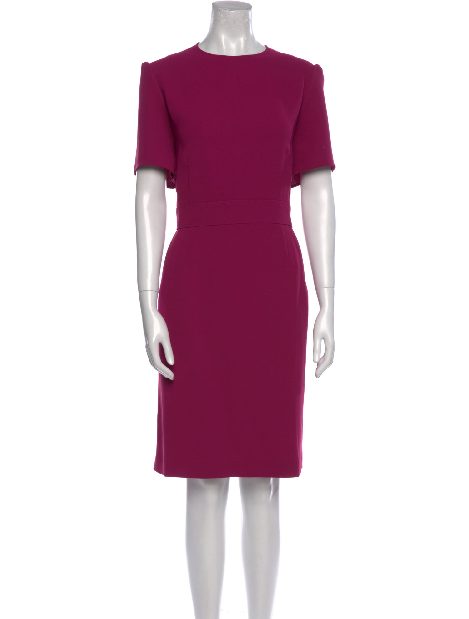 Iris & Ink Crew Neck Knee-Length Dress