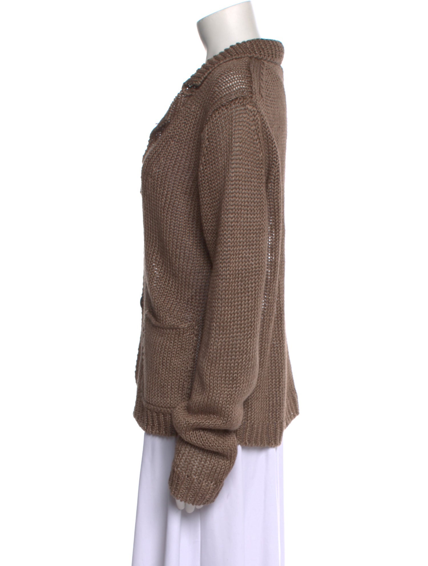 Iris von Arnim Linen V-Neck Sweater