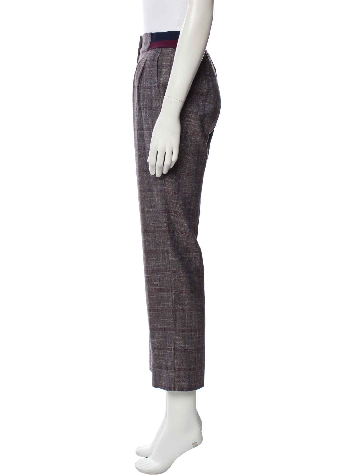Iris von Arnim Wool Straight Leg Pants