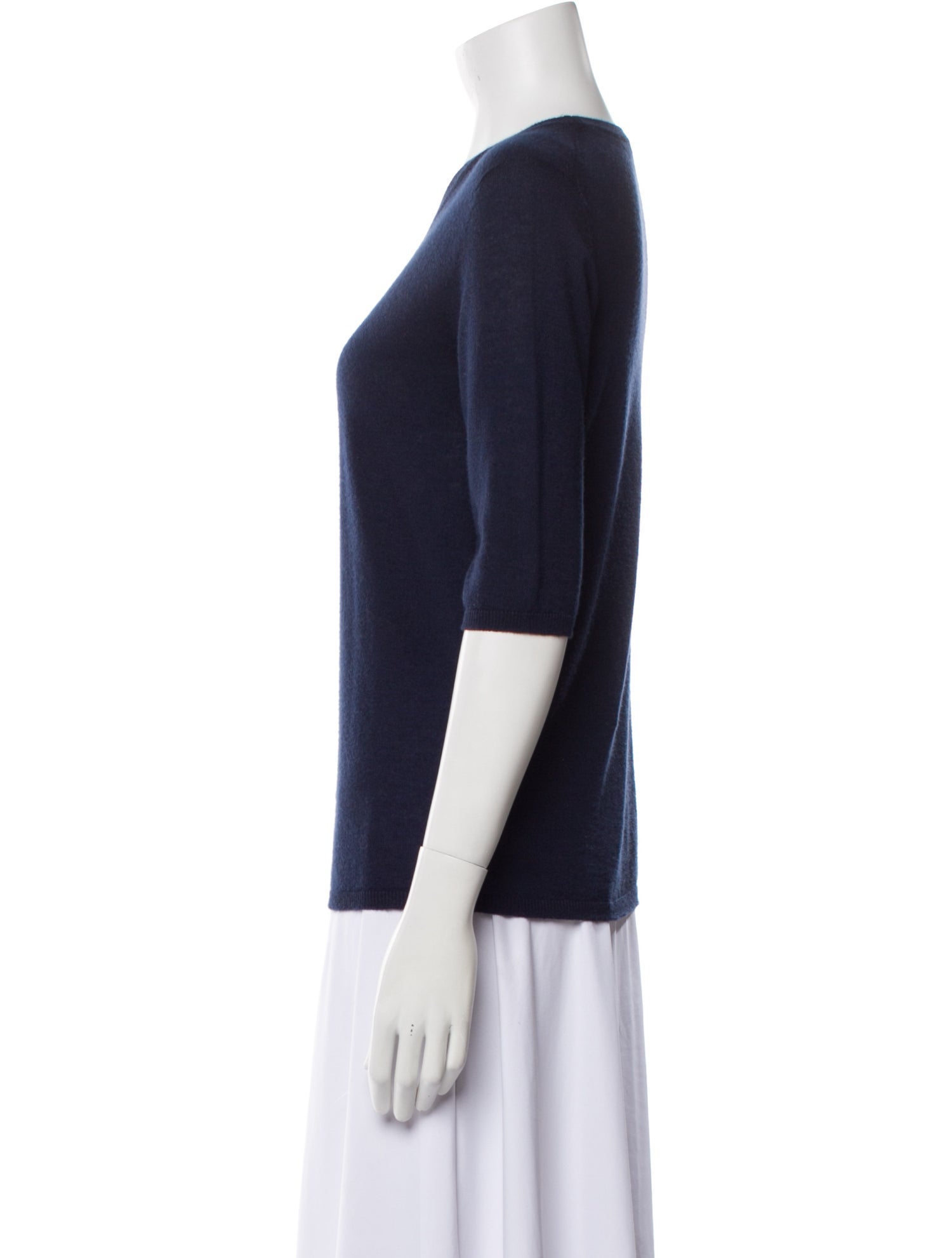 Iris von Arnim Cashmere Scoop Neck Sweater