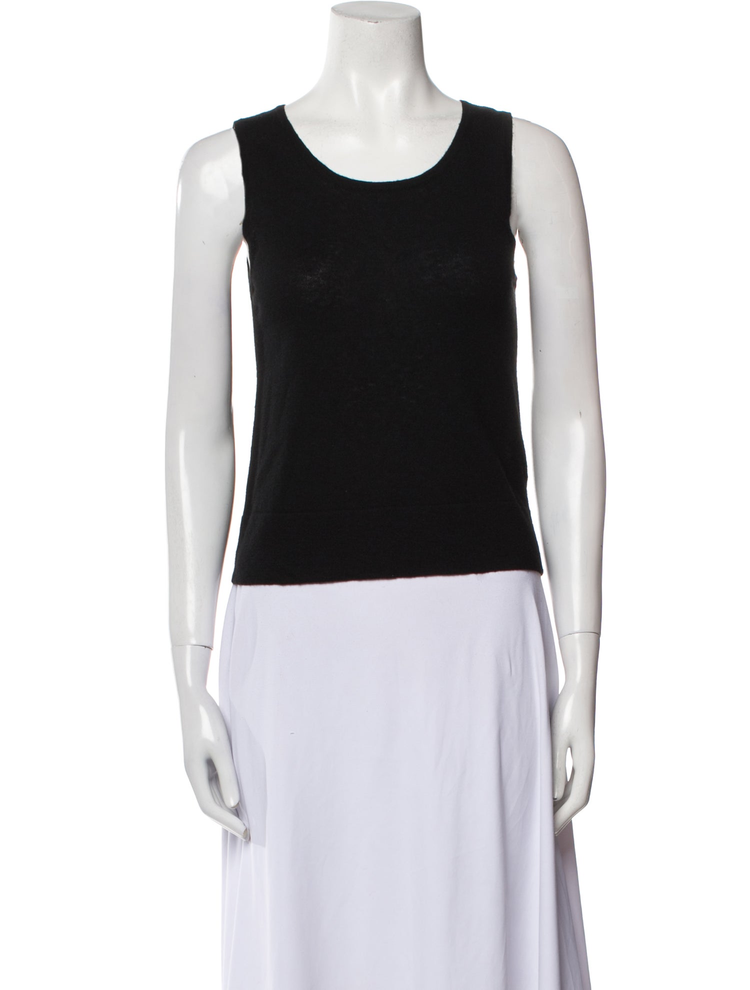 Iris von Arnim Cashmere Scoop Neck Top