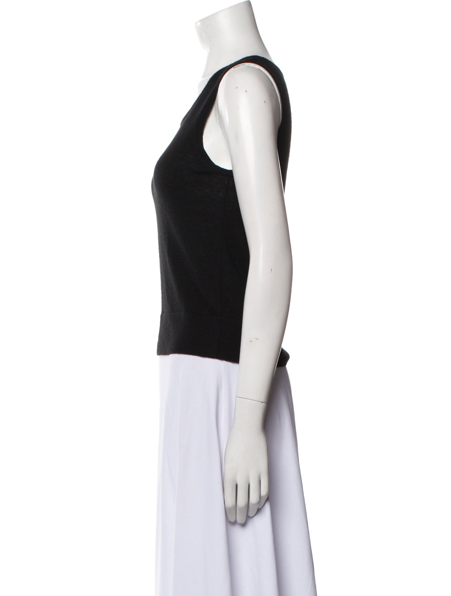 Iris von Arnim Cashmere Scoop Neck Top
