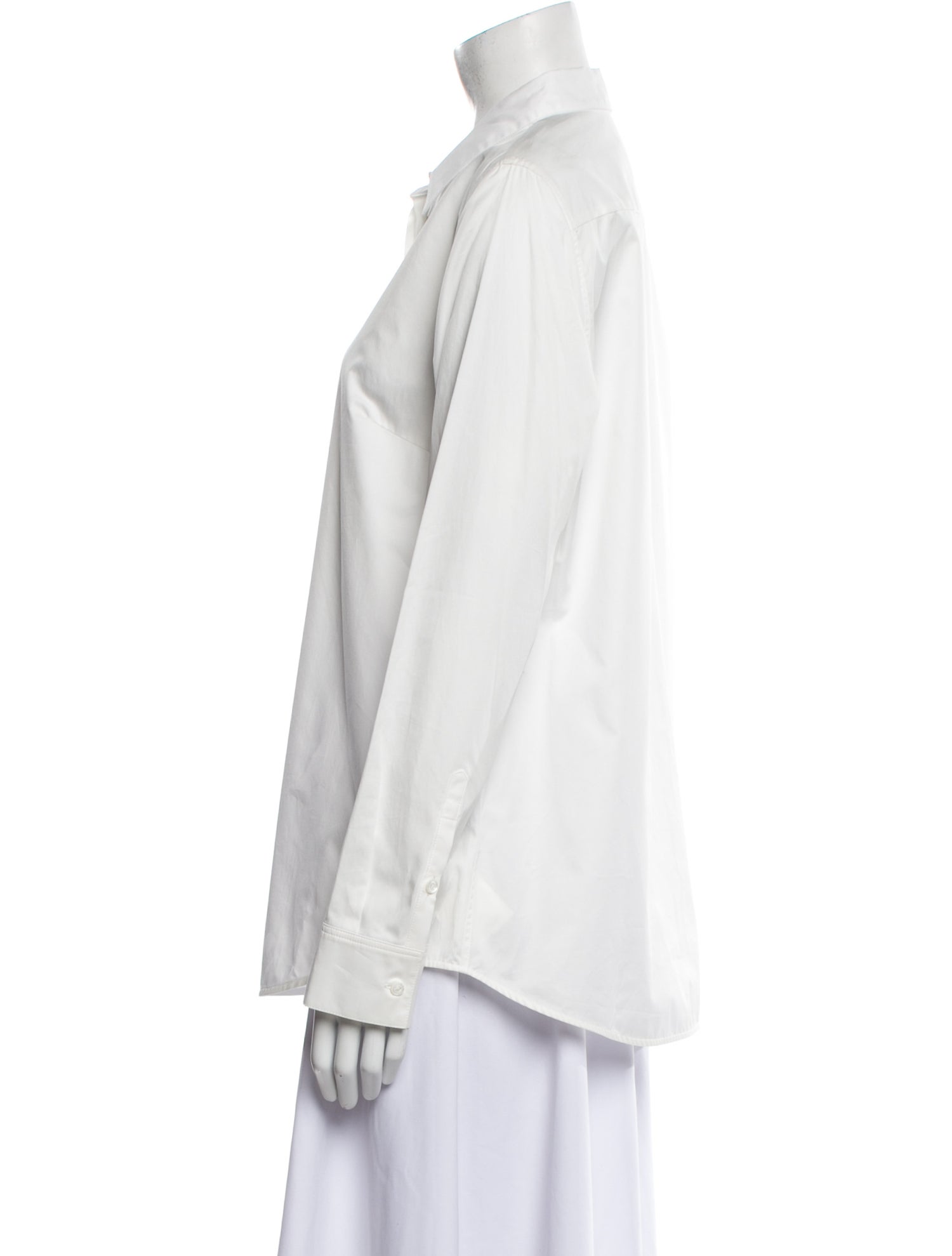 Iris von Arnim Long Sleeve Button-Up Top