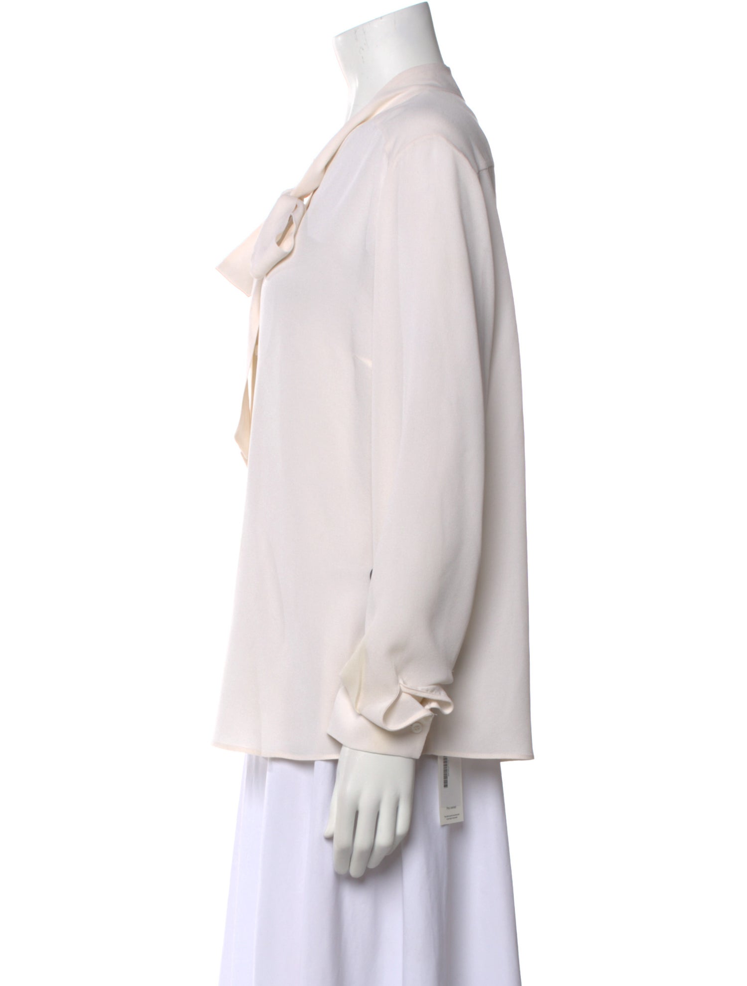 Iris von Arnim Silk Tie Neck Blouse