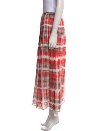 Iris von Arnim Silk Midi Length Skirt