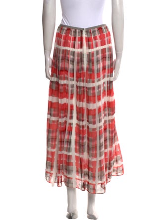 Iris von Arnim Silk Midi Length Skirt