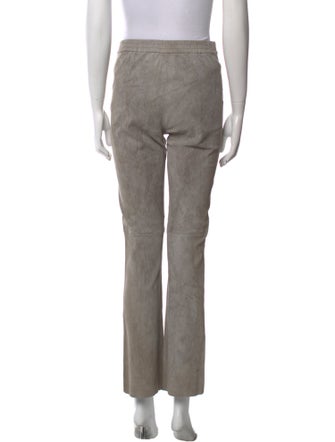 Iris von Arnim Lamb Leather Straight Leg Pants