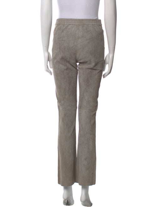 Iris von Arnim Lamb Leather Straight Leg Pants