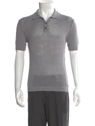 Iris von Arnim Linen Collar Polo Shirt
