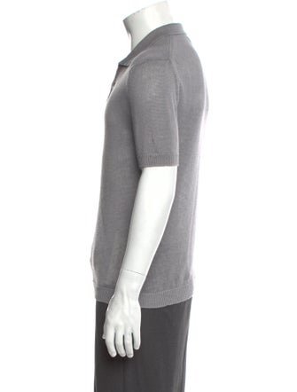 Iris von Arnim Linen Collar Polo Shirt