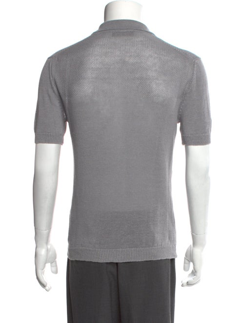 Iris von Arnim Linen Collar Polo Shirt