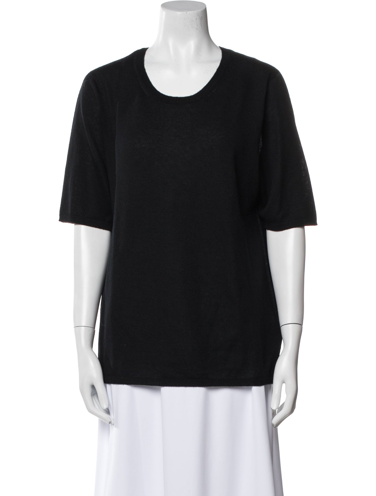 Iris von Arnim Cashmere Scoop Neck Sweater w/ Tags