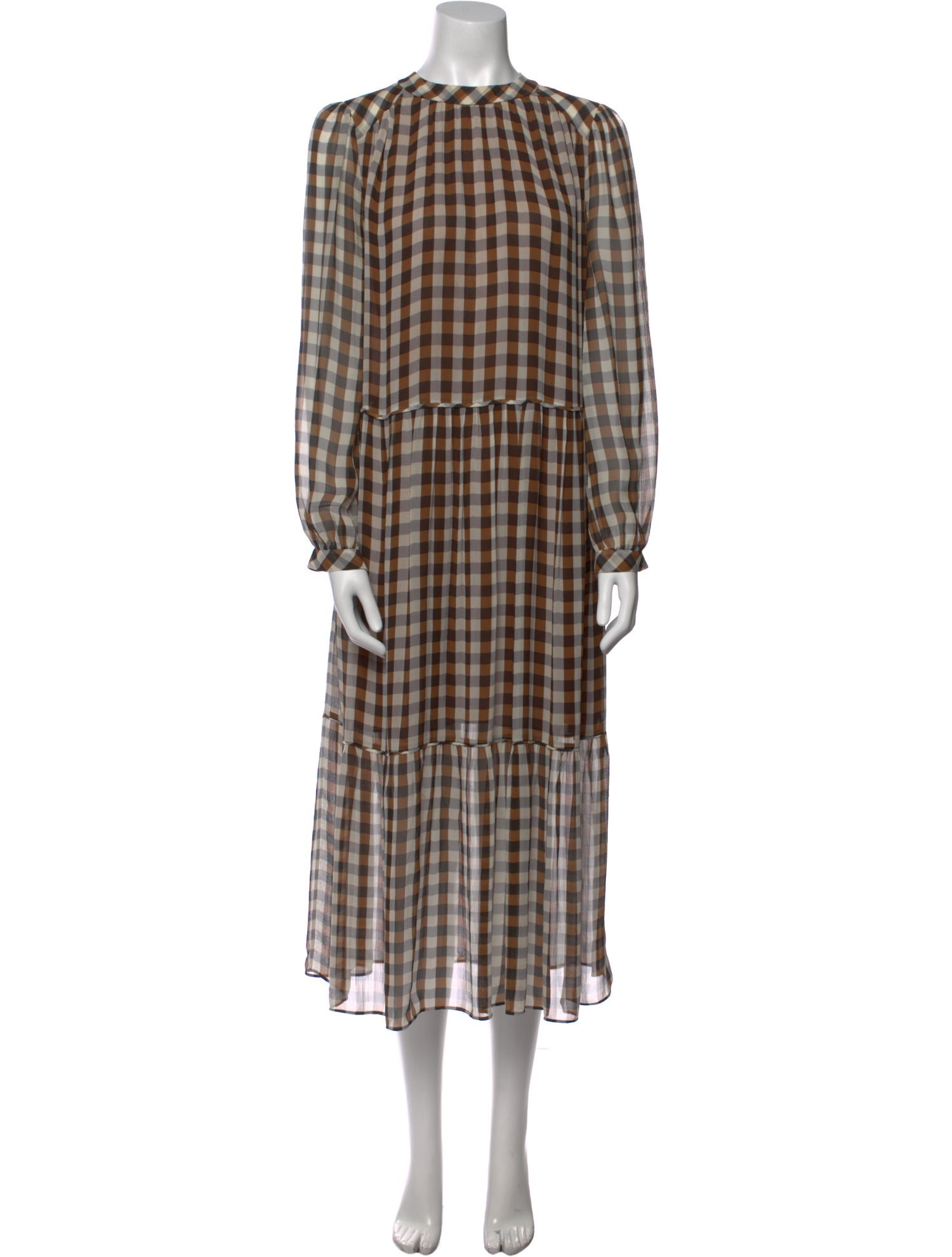 Iris von Arnim Silk Midi Length Dress