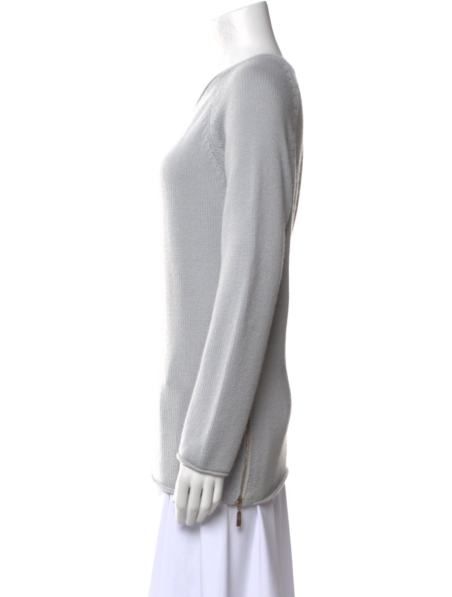 Iris von Arnim Cashmere Scoop Neck Sweater
