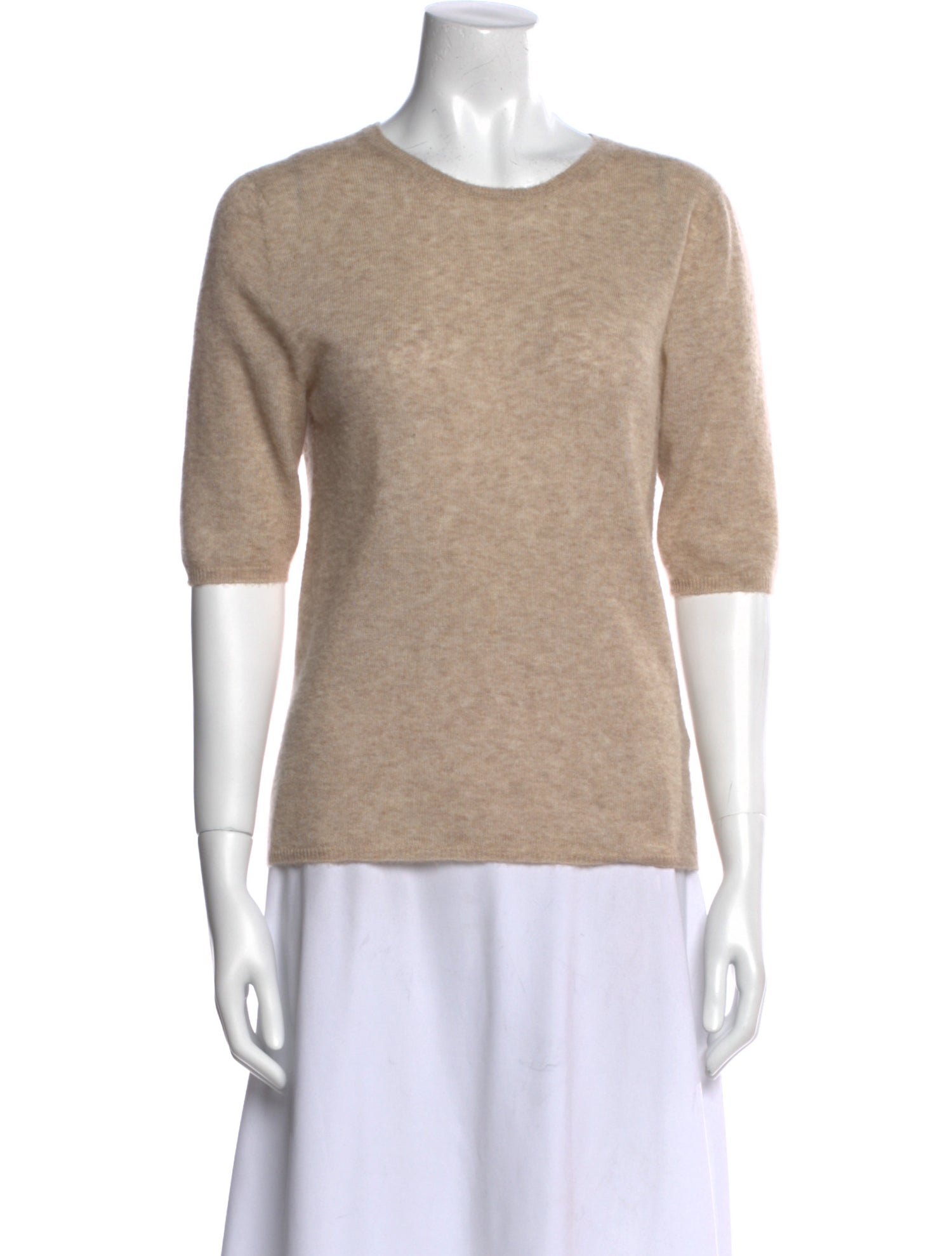 Iris von Arnim Cashmere Crew Neck T-Shirt