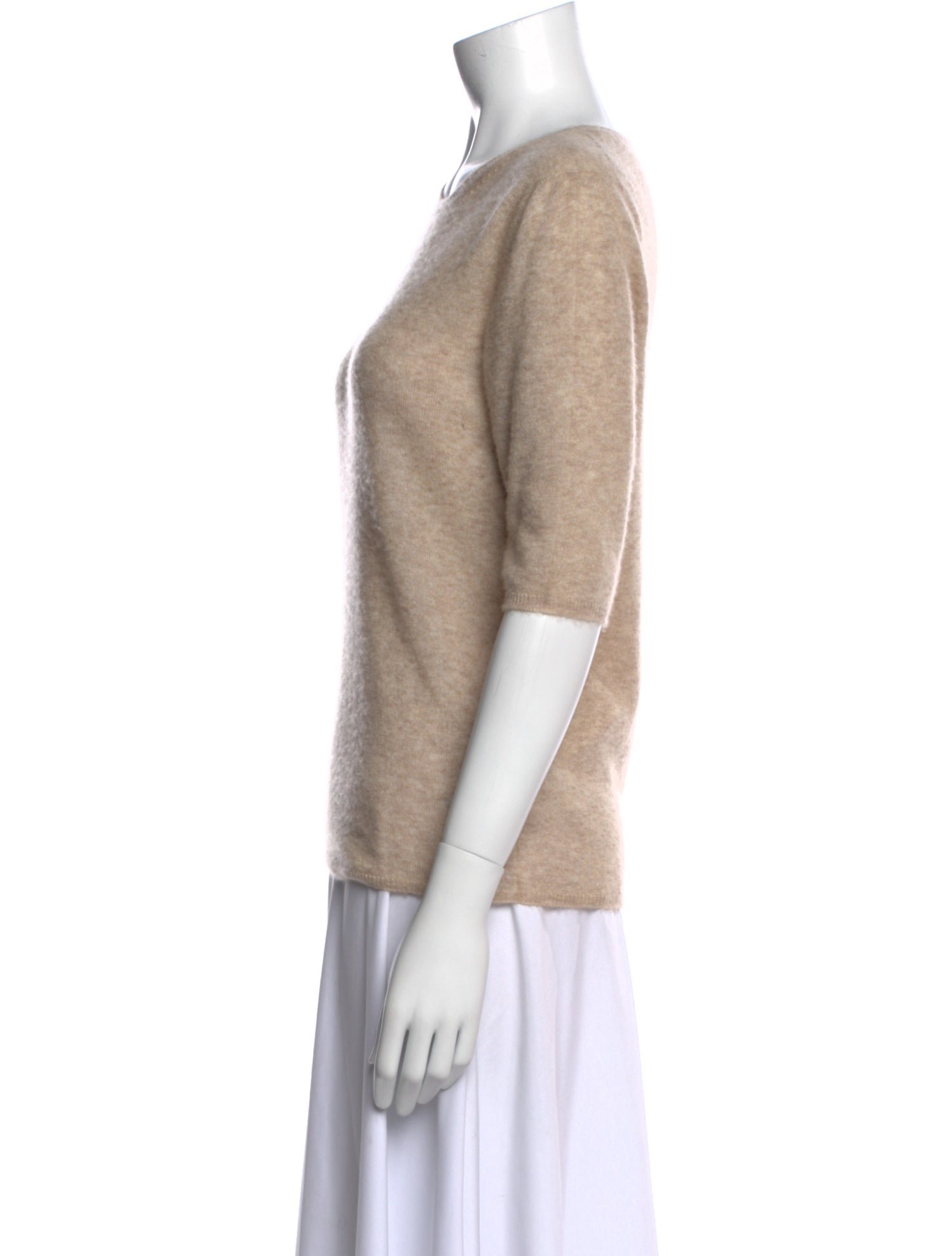 Iris von Arnim Cashmere Crew Neck T-Shirt