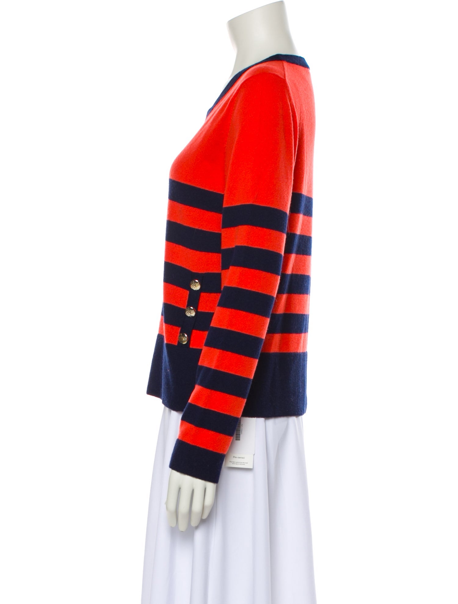 Iris von Arnim Cashmere Striped Sweater