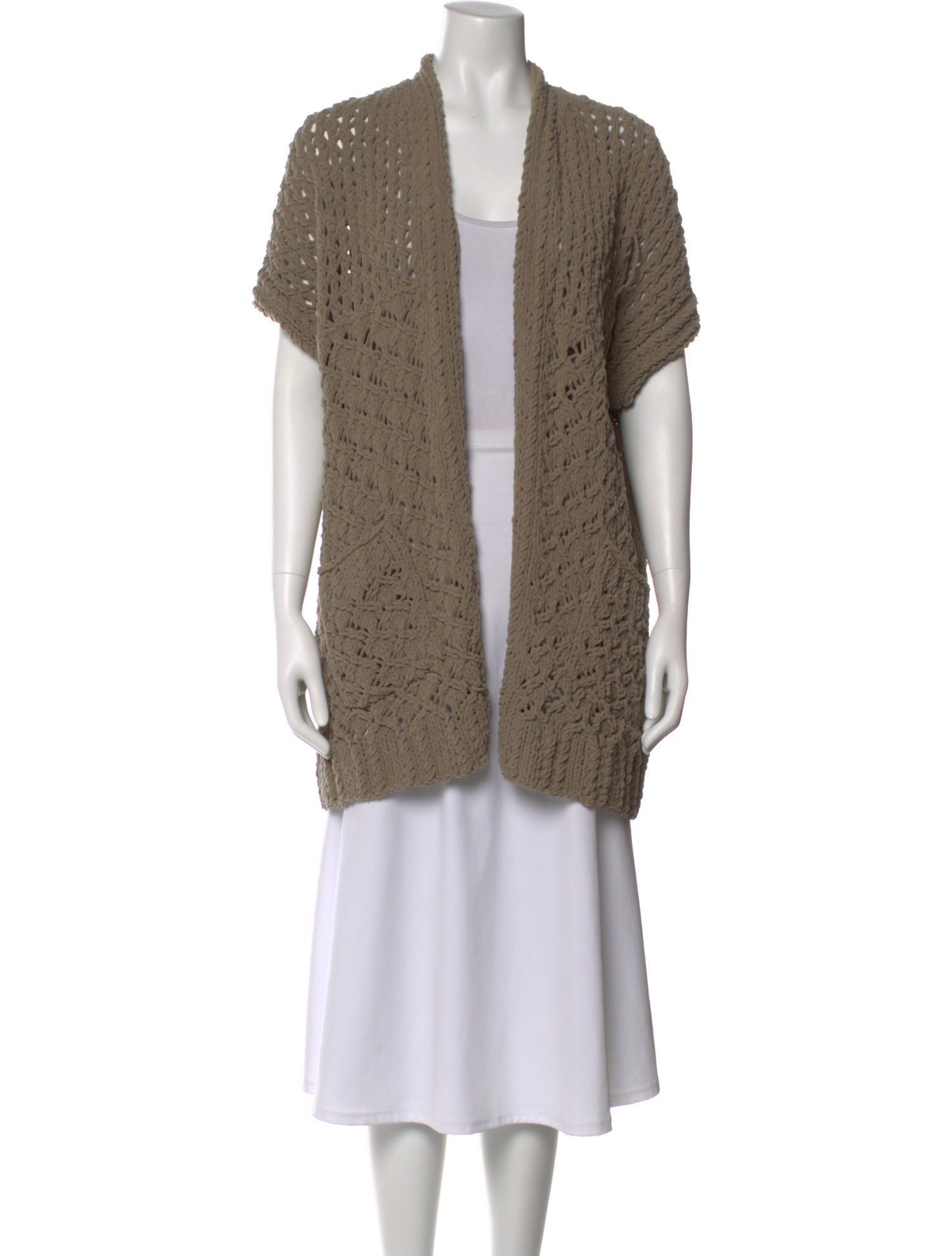 Iris von Arnim Open Front Sweater