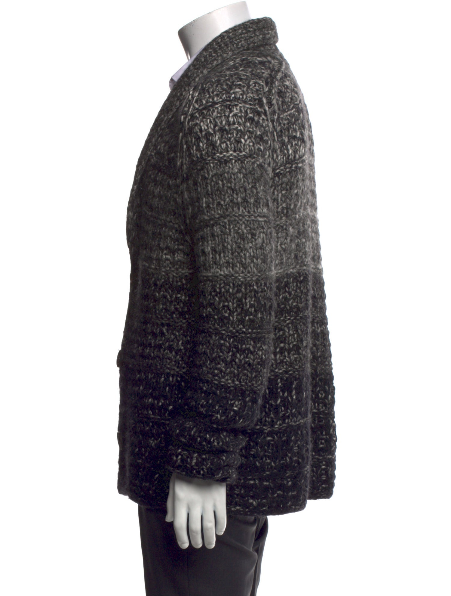 Iris von Arnim Printed Open Front Cardigan