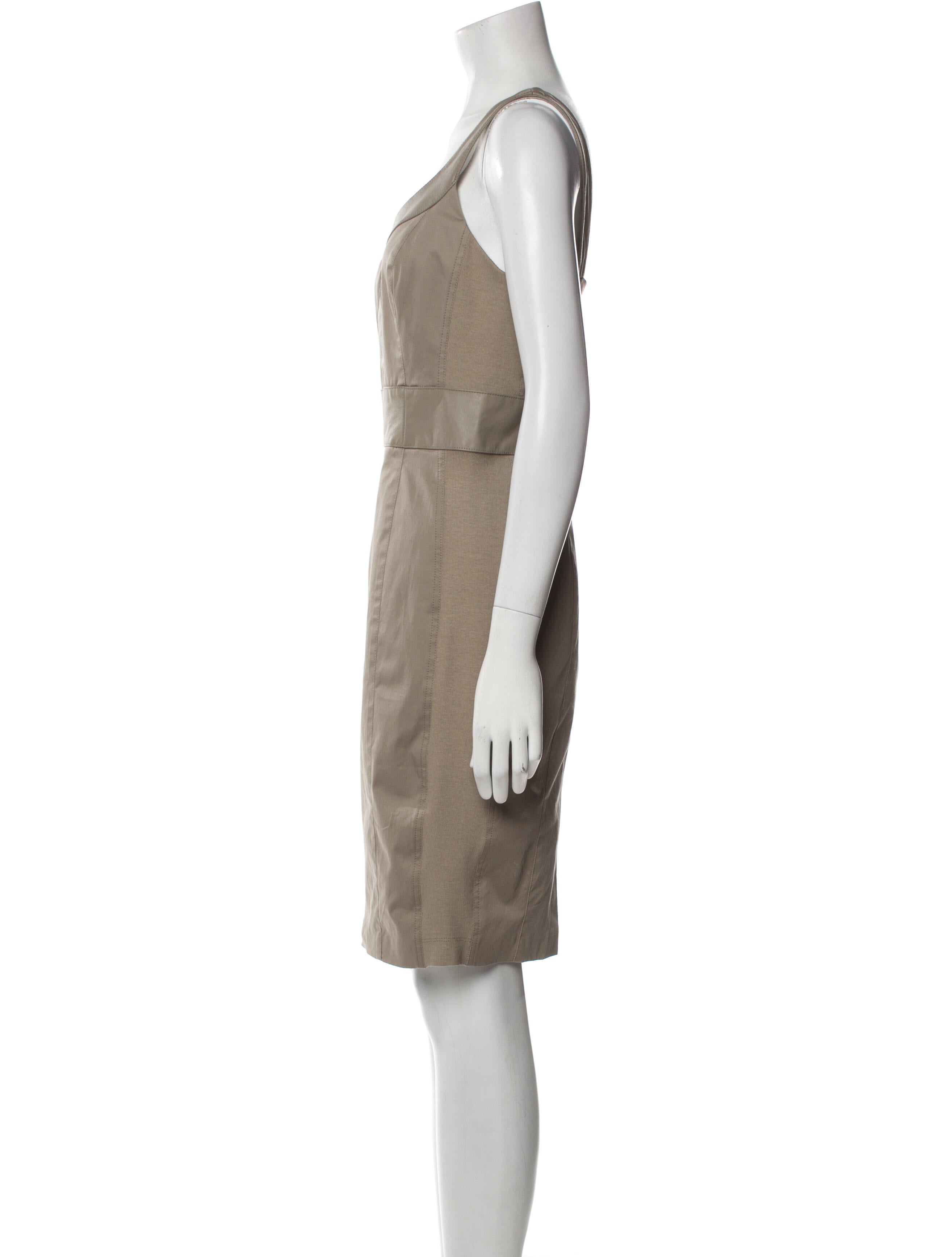 Iris Setlakwe V-Neck Knee-Length Dress